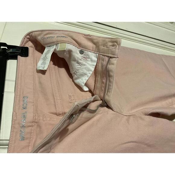 Michael Kors pink cropped jeans size 6 - Picture 6 of 9